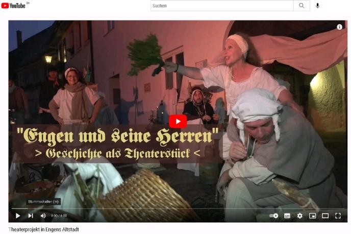 Spielszene aus einem Theaterprojekt in der Altstadt