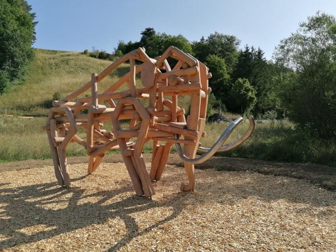 Kelttergerüst Mammut für die Kinder