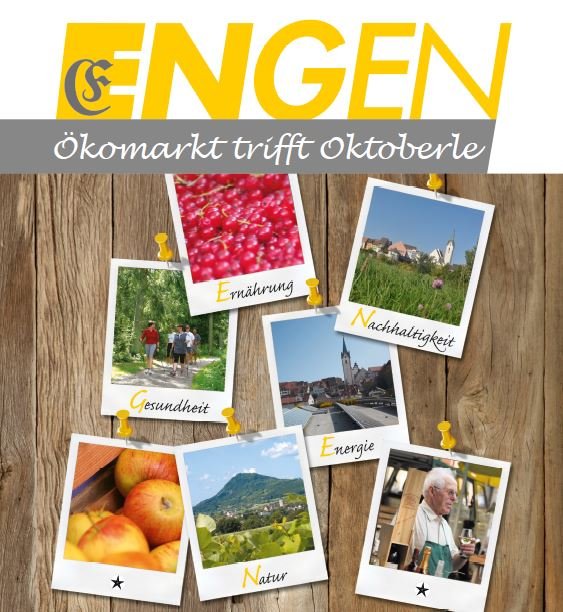 Plakat des Engener Ökomarktes